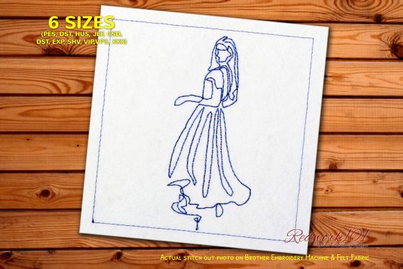 Beautiful Bohemian Model Walking Redwork Review