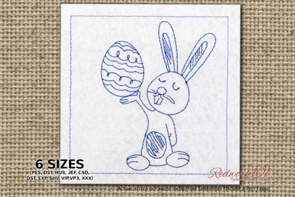 Bunny Showing Decorative Easter Egg Review