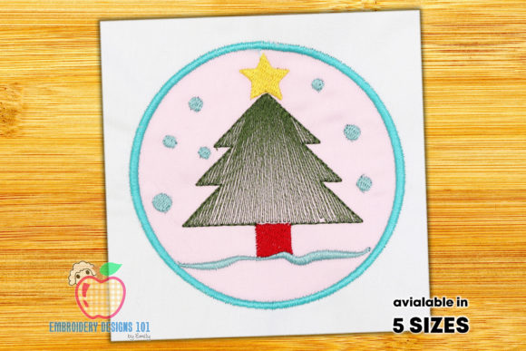 Christmas Tree in Circle Applique Review