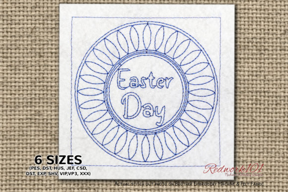 Easter Day Mandala Bluework Review