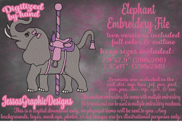 Elephant Carousel Embroidery Review