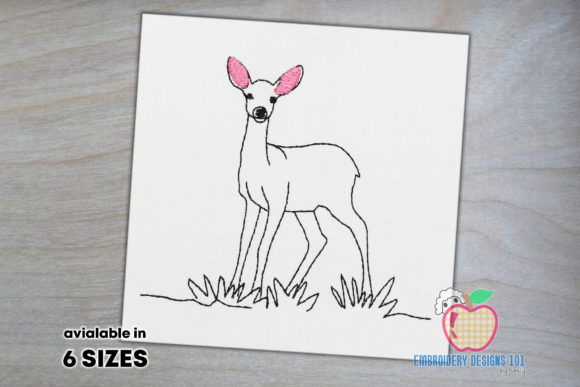 Fawn Standing on Grass Sketch Review