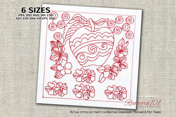 Floral Apple Design Review for Handmade Gifts