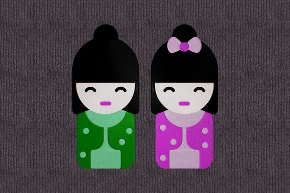 Geisha Embroidery Design Review for Etsy Sellers