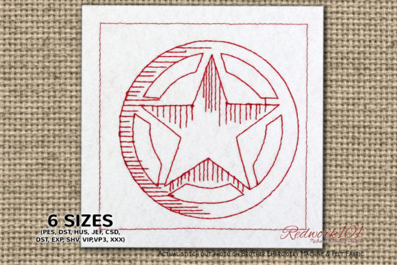 Military Symbol Lineart for Seasonal Embroidery