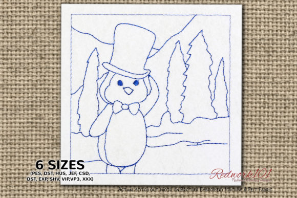 Penguin in Snow Embroidery Review