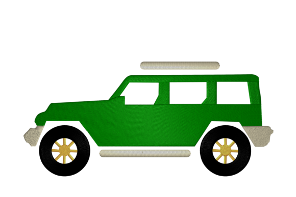 Review of Off Road Car Embroidery Design