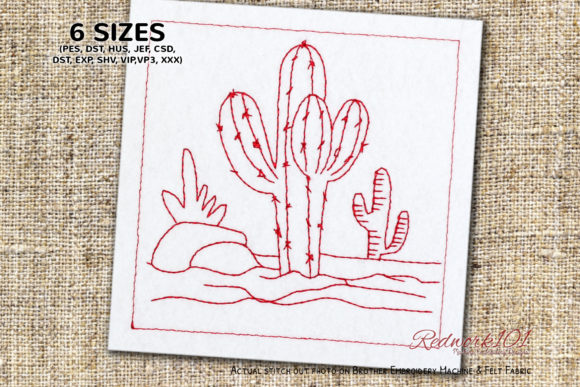 Spooky Green Cactus Embroidery Review