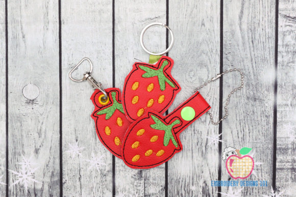 Strawberry ITH Keyfob Review for Embroidery Sellers