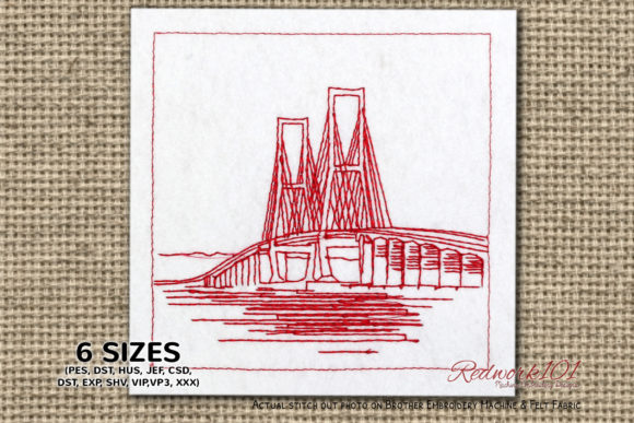 Suramadu Longest Bridge Embroidery Design Review