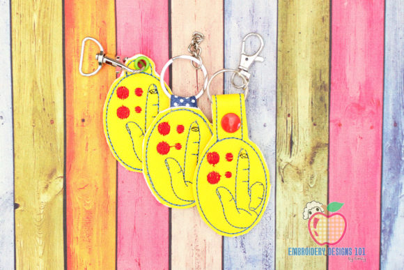 World Braille Day KeyFob Embroidery Review